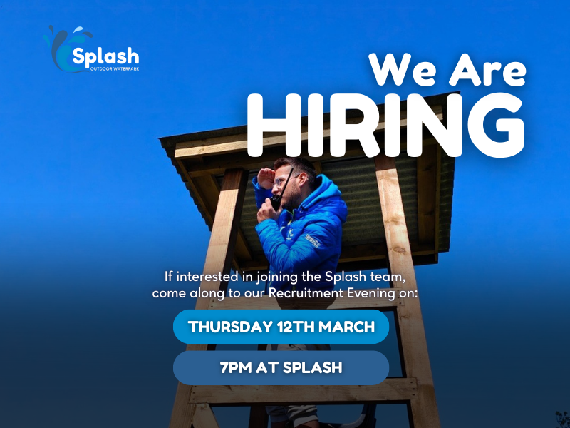 Splash   We Are HIRING   Recruitment Evening 2026   Website image